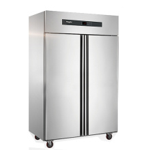 Luxury stainless steel kitchen refrigerator four small doors